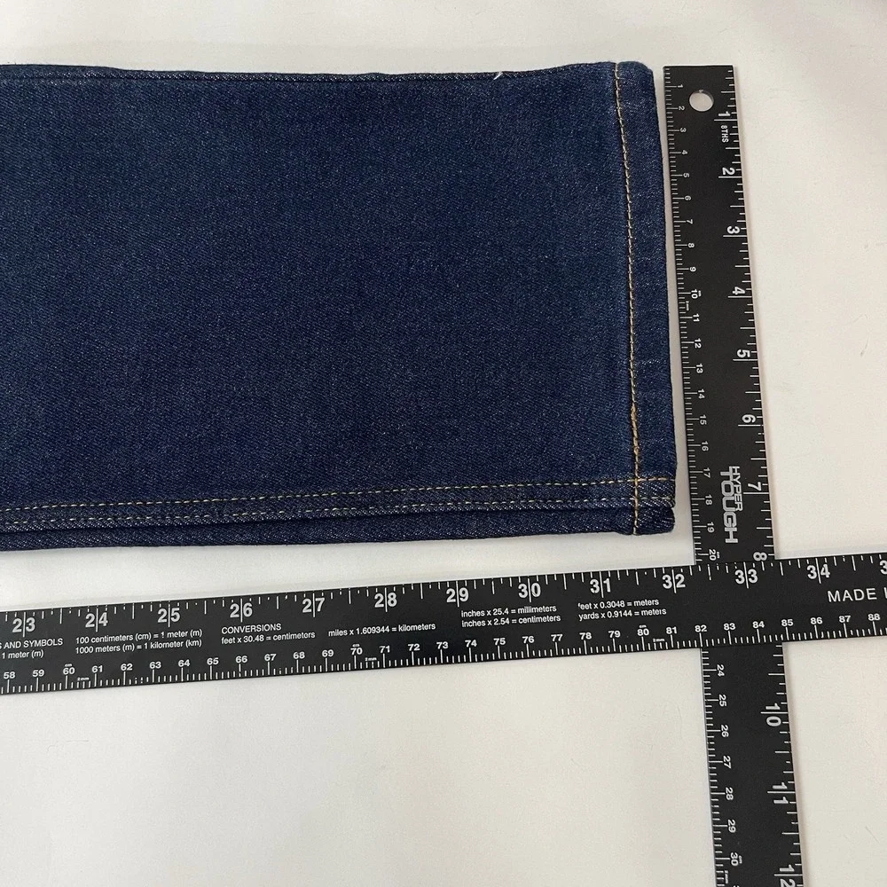 Levis 511 Jeans Mens 36x32 Blue Slim Fit Dark Wash Stretch Denim Preppy NEW